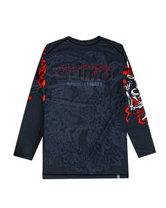 Rashguard MMA personnalisé, haut de compression BJJ Jiu Jitsu, séchage rapide, extensible, pour entraînement sportif et grappling - Product Image 2