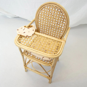 Sillas altas de caña natural, sillas altas de ratán hechas a mano, más vendidas, silla de alimentación para bebés y niños pequeños - Product Image 4