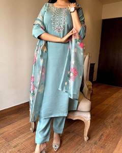 ชุดเรยอนสลับลายปักสำหรับผู้หญิง พร้อมส่ง มีหลายสีให้เลือก ไซส์ S M L XL XXL ราคาคงที่ - Product Image 3