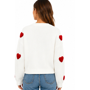 Suéter de Punto Vintage para Mujer con Cuello Redondo y Mangas Raglán, Último Modelo 2026, Suéter Clásico de Punto para Dama - Product Image 2