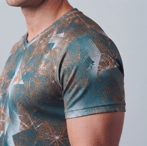 Camiseta de entrenamiento para exteriores para hombre, fabricada por un fabricante de ropa, moderna, de corte regular, elegante, camiseta tipo Ringer para hombre - Product Image 5