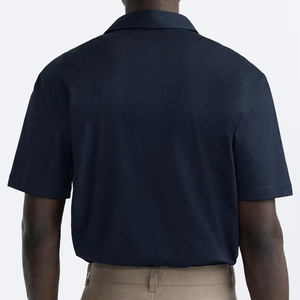 Polo pour homme, t-shirt respirant à manches courtes, col classique, décontracté, pour les sports de plein air, la vie quotidienne, blanc, moderne - Product Image 4