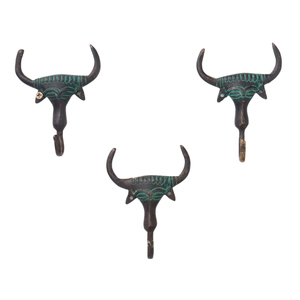 Crochets muraux industriels en métal vieilli, finition rustique, style ferme, patère murale vintage pour manteaux, serviettes et vêtements, pour kit - Product Image 2