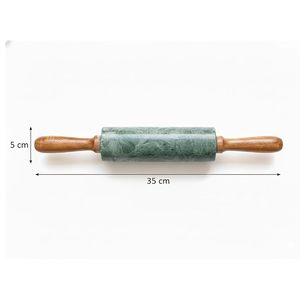 Premium Handmade Wooden Rolling Pin for Baking – Eco-Friendly Solid Wood Dough Roller with Comfortable Handles for Kitchen Use - Product Image 2