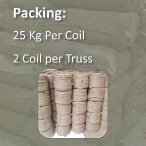 Corde en jute torsadée à 4 brins de 40 mm, robuste, pour embarcation marine, échelle, corde de combat de gym, décorative, vente en gros Goodman Global Bangla - Product Image 3