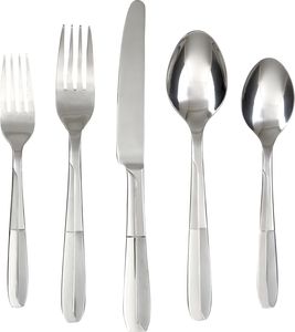 Elegante juego de cubiertos metálicos con acabado sofisticado y construcción robusta, perfecto para cenas, almuerzos y ocasiones especiales. - Product Image 6