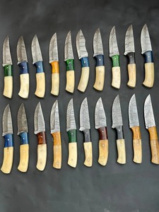 Wholesale Custom Handmade Damascus Steel Hunting & Skinning <b>Knives</b> | OEM/ODM Fixed Blade Manufacturer | Camel <b>Bone</b> <b>Handle</b> <b>Knife</b>. - Product Image 6