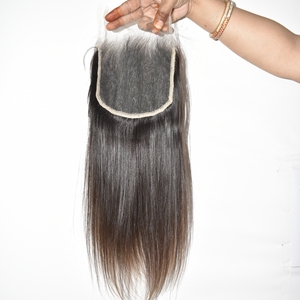 Extensions de cheveux humains Remy 100% naturels, couleur naturelle, closure HD indienne 6*6, double trame, traitement ondulé, sans traitement à la machine, mèches à tisser - Product Image 2