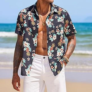2026 New Arrival Men Beach Shirts Stylish Street Fashion Bulk Supply Summer Wear Beach Shirts For Men - Product Image 2