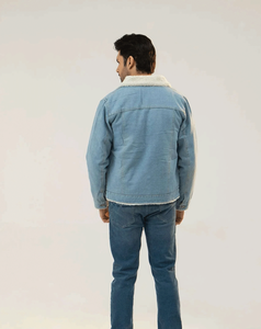 Men Denim <b>Jacket</b> - Blue - Product Image 5