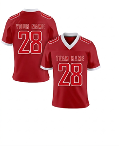 Camiseta de Fútbol Rosa de Alta Calidad, Cuello en V, Manga Corta, Nombre del Equipo Personalizado Sublimado, Ropa Deportiva Transpirable de Poliéster - Product Image 6
