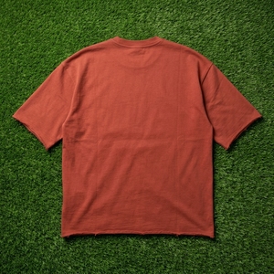 Camiseta Oversize Roja Oxidada para Hombre Estilo <span class=keywords><strong>Bape</strong></span>, Ropa para Hombre, Camisetas para Hombre, Proveedor Mayorista, <span class=keywords><strong>Precio</strong></span> Bajo - Product Image 5
