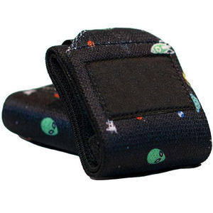 Bandes de maintien pour poignets à haute résistance avec boucles pour le pouce, en polyester et coton, fermeture auto-agrippante, respirantes, pour la musculation - Product Image 1