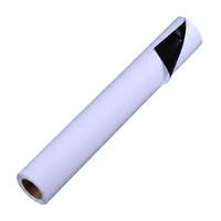 Rouleau de vinyle autocollant en PVC noir épais et brillant, imprimable jet d'encre, amovible, pour publicité, vente en gros, garantie 1 an