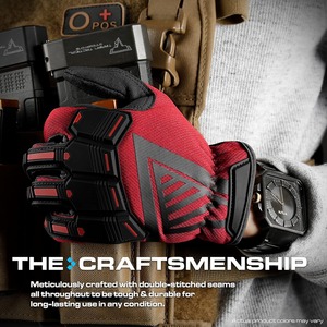 Guantes Tácticos con Protección Rígida en los Nudillos, Impermeables y Antideslizantes para Gimnasio al Aire Libre, Ciclismo y Actividades Deportivas - Product Image 6