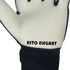 Gants de gardien de but de football en latex allemand noir et rouge, design personnalisé, embossés, avec sangle en latex allemand de 4 mm et injection de silicone. - Product Image 5