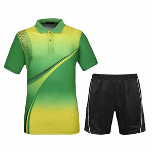 Camiseta de Voleibol Personalizada para Hombre, Cómoda, de Manga Corta, Transpirable, al por Mayor, de Poliéster, para Tenis de Mesa - Product Image 4
