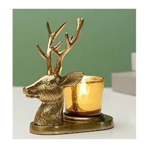 Articles de décoration de haute qualité, porte-bougie gravé à la main, décoration de mariage et de maison, porte-bougie en métal décoratif - Product Image 4