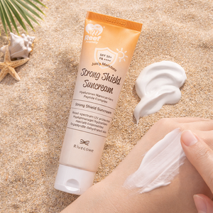 [J International] Rivecowe Strong Shield, Crema Solar con Protección SPF50+ PA++++, Protector Solar Físico con Complejo de Péptidos, Hialuronano y Nanopartículas - Product Image 3