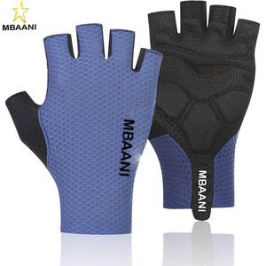 Gants de cyclisme respirants, gants de vélo rembourrés à demi-doigts, gants de vélo antidérapants, gants de vélo de montagne absorbant les chocs - Product Image 1
