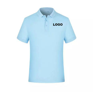 270g Liquid Ammonia Puff Cotton Men's Polo Shirt Custom Seagull Flat Knit Collar Breathable Elastic Casual Short Sleeve Polo - Product Image 5