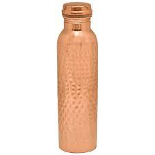 Pure <b>Copper</b> Water <b>Bottle</b> with Diamond Design Stylish Ayurvedic <b>Drinking</b> <b>Bottle</b> - Product Image 6