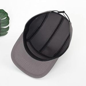 Casquette de baseball Daizha Sports à 5 panneaux, classique, à visière plate, en denim, unisexe, avec imprimé de personnage sportif, casquettes à visière courte et plate - Product Image 3