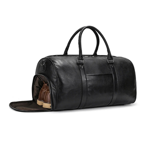 <b>Holdall</b> Weekender <b>Men</b> <b>Leather</b> Duffle Bag Gym Weekender Travel Bag for <b>Men</b> Duffle Overnight Bag - Product Image 1