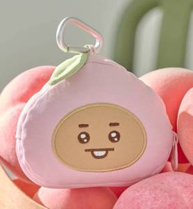 พวงกุญแจ BT21 Peach Holic Face Pouch ตุ๊กตาพวงกุญแจ ของสะสม K-Pop ซีดีเพลง พลาสติก กระดาษ ภาษาเกาหลี ทุกวัย รุ่น KR BW-154 - Product Image 4