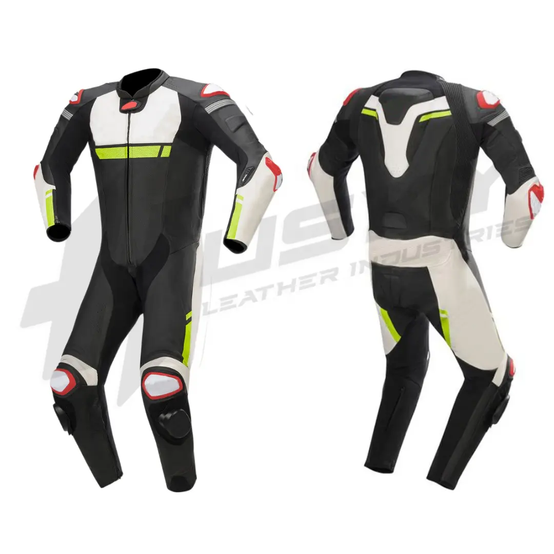 Custom Made men Motorcycle leather racing Suit motorbike leather Race suit biker jumpsuit CE Approved One / two piece Plus Size