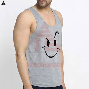 Débardeur de sport uni pour homme, personnalisable, couleur unie, séchage rapide, respirant, vente chaude - Product Image 3