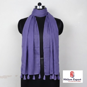 Premium Plain <b>Scarf</b> Manufacturer White Label Low MOQ Custom Branding Cotton Viscose Modal OEM ODM Fabric Product Factory - Product Image 4