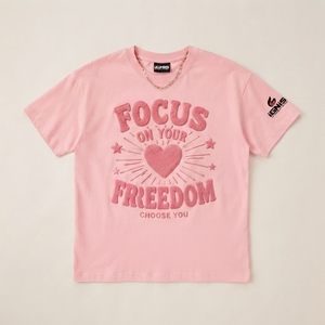 Camiseta con estampado de dibujos animados para mujer, Top informal de gran tamaño, tela suave, ropa de calle transpirable de manga corta para actividades diarias - Product Image 5