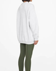 Sweat-shirts à capuche décontractés pour femmes, style streetwear, coupe ample, col rond, manches longues, 100% coton molletonné - Product Image 2