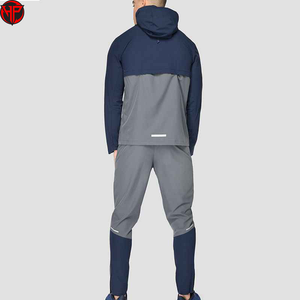 Conjunto Deportivo de Invierno para Hombre con Capucha, Cortavientos, Transpirable, de Secado Rápido, Ecológico, con Cremallera Completa, de Nailon - Product Image 5