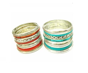 Brazalete de Latón Multicapa Colorido, Hecho a Mano, Grabado, Cristiano, Moderno, Étnico, para Mujer, Regalo - Product Image 1