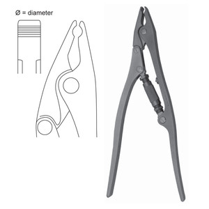 Pinza Ortopédica Premium para Varillas, Herramienta de Manipulación de Implantes Quirúrgicos de Acero Inoxidable, Soporte y Pinza para Varillas, Instrumentos con Marcado CE ISO - Product Image 1