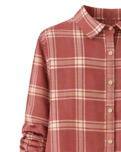 Robe chemise longue à carreaux personnalisée pour femme, boutonnée, motif à carreaux, robe midi décontractée, manches longues, vente en gros sur mesure - Product Image 4