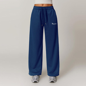 Pantalon de survêtement unisexe en coton oversize – Joggers amples décontractés vierges pour le sport – Vente en gros - Product Image 3