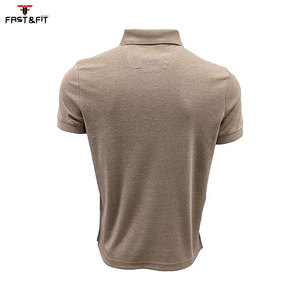Chemises pour hommes de haute qualité à prix abordable, col roulé, tissu tricoté en polyester/coton, logo personnalisé, service OEM - Product Image 2