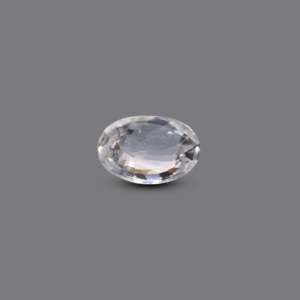Loose 3.95 Carat Square Cut Synthetic White Zircon Gemstone for Fine Jewelry - Product Image 2