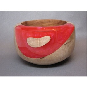 Tazón Premium Hecho a Mano de Resina Epoxi Libre de BPA y Madera de Acacia con Textura de Madera Natural y Revestimiento Artístico de Resina para Decoración de Lujo - Product Image 4