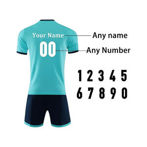 Uniforme de Fútbol - Nombre del Equipo Personalizado, 100% Poliéster, Secado Rápido y Transpirable, Kits Unisex para Adultos - Product Image 3