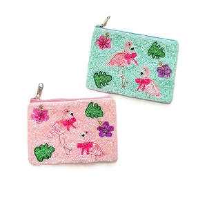 กระเป๋าใส่เหรียญลูกปัดแฟชั่นพร้อมงานศิลปะประณีต กระเป๋าใส่เหรียญลูกปัดพรีเมียมพร้อมลายปักดอกไม้ - Product Image 3