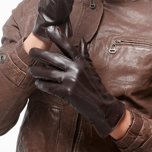 Custom Made Men Leather Gloves Stitched Personalized Casual Wear Anti Wrinkle Breathable Comfortable Leather Gloves For Adults - Product Image 5