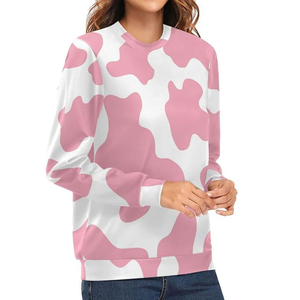 Sudadera Ligera de Cuello Redondo para Mujer, Tejido de Forro Polar, Resistente al Viento, Transpirable, para Usar Todo el Año, Bordado Frontal Personalizable - Product Image 1