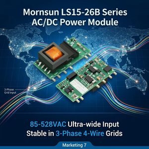 Alimentatore Industriale a Prezzo di Fabbrica LS15-26B12R3 12V 1.25A 176-528VAC Modulo AC/DC con Isolamento 3600V - Product Image 2