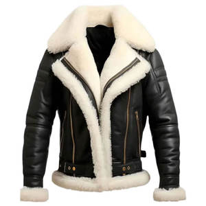 SMART SHINE ENTERPRISES Men High Quality <b>Leather</b> <b>Jacket</b> Soft Full Zip Casual Comfortable Durable Fashion Regular Fit <b>Winter</b> - Product Image 1