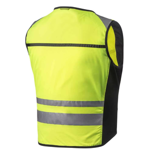 Gilet de sécurité haute visibilité réfléchissant avec grande poche, pour moto et cyclisme, en maille respirante, coton, résistant à l'abrasion, vêtement de travail - Product Image 2