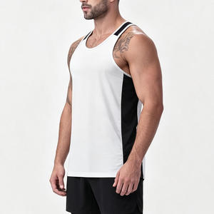 เสื้อกั๊กโอเวอร์ไซส์สีดำฟอกยีนส์สำหรับผู้ชาย ผ้าฝ้าย 95% สแปนเด็กซ์ 5% คอตั้งลำลอง พิมพ์ลายแบบรีดร้อน ระบายอากาศได้ดี - Product Image 6